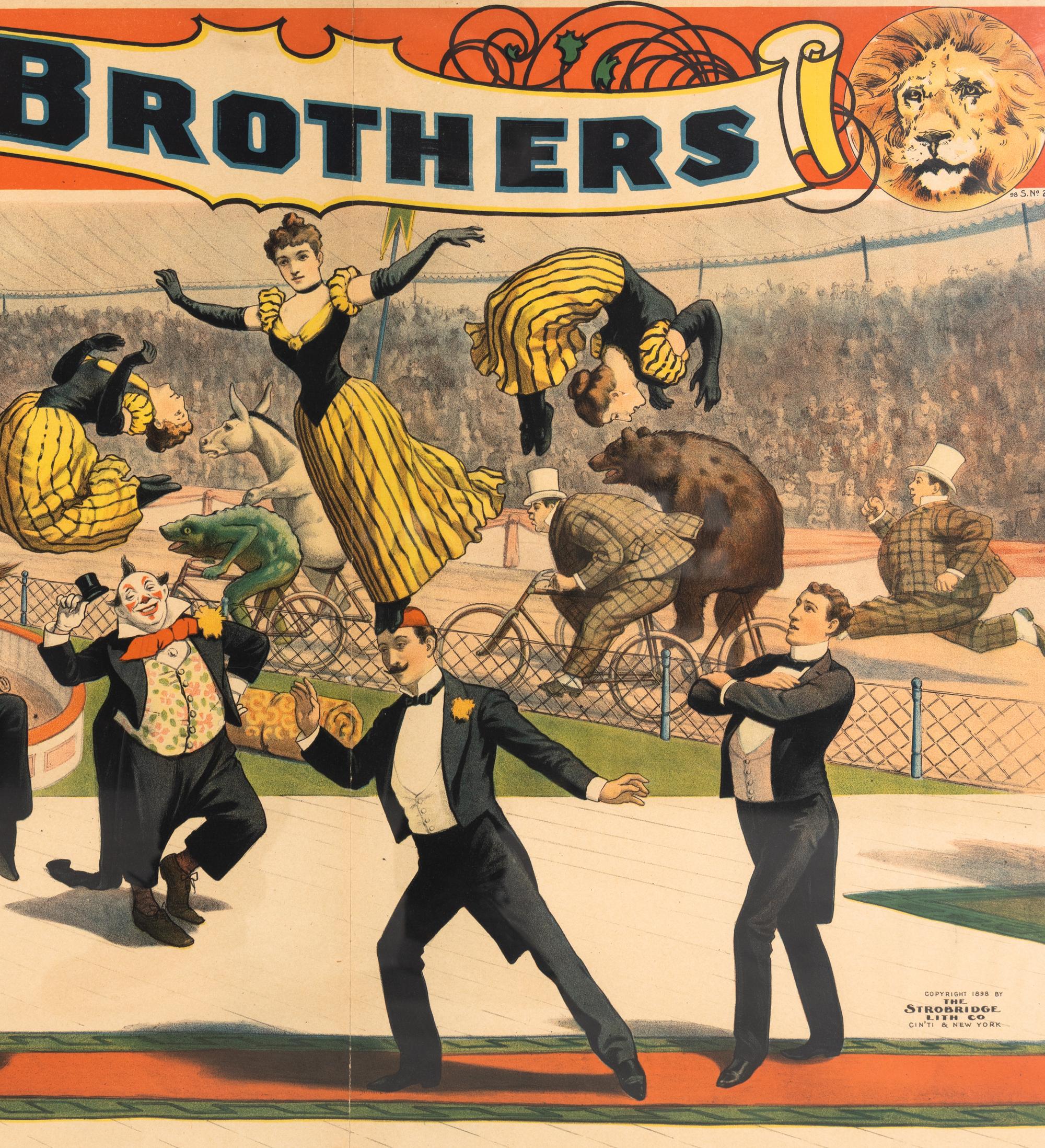 An Adam Forepaugh & Sells Brothers Circus Poster