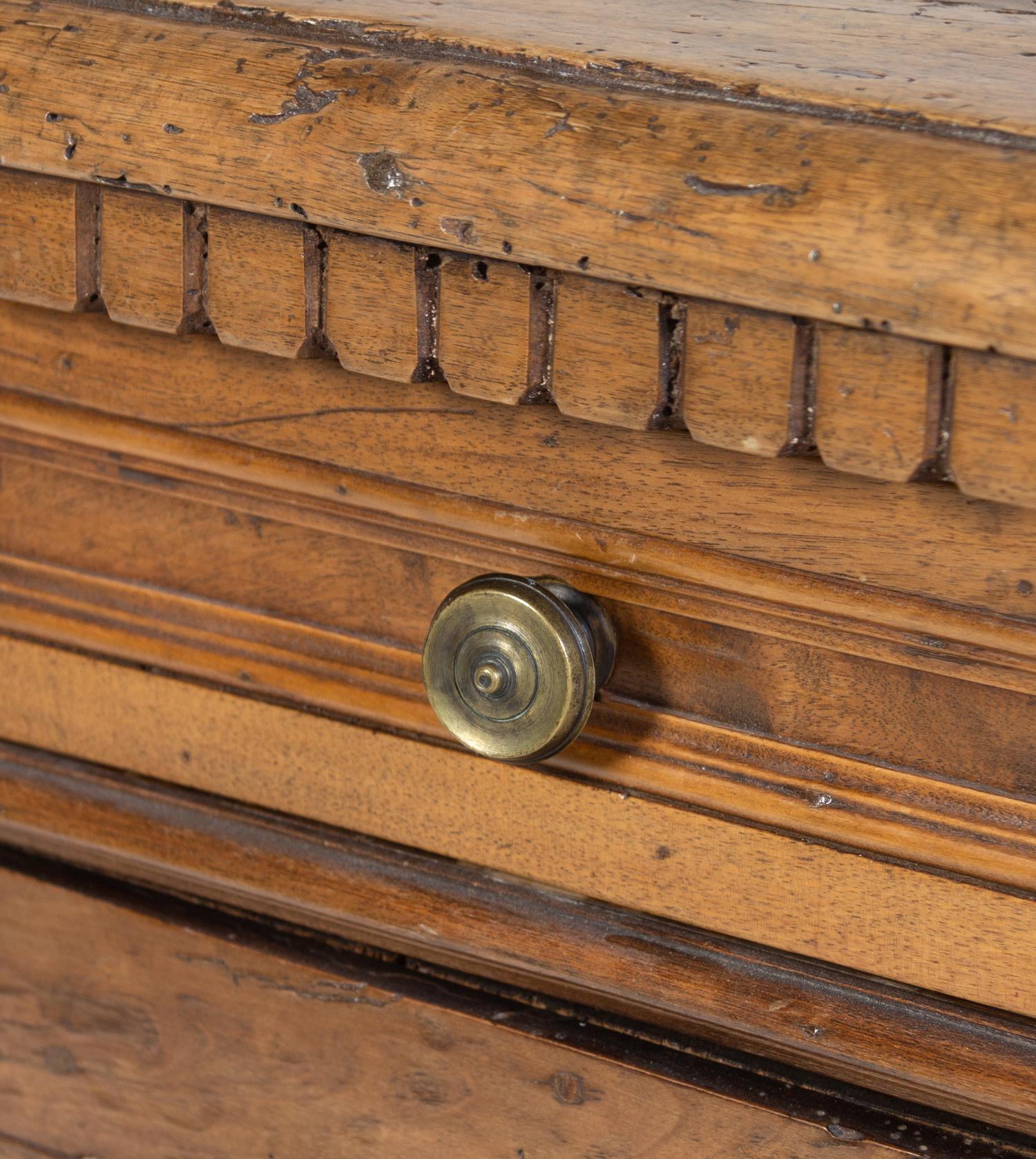 An Italian Walnut Console Cabinet
