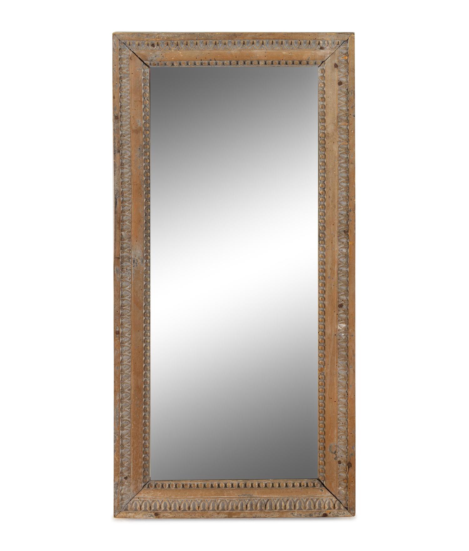A Gustavian Painted Mirror