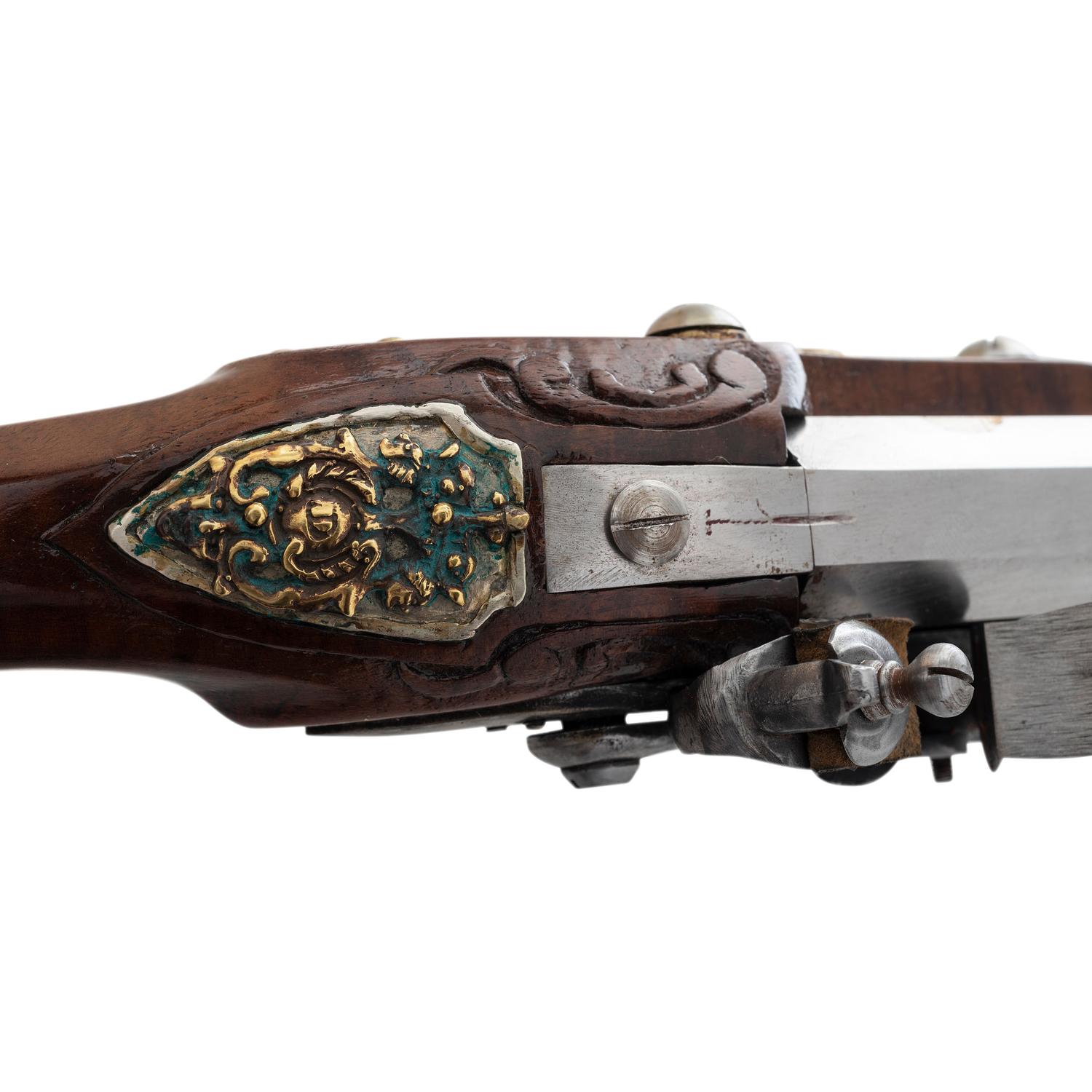 Contemporary Cased Flintlock Pistols