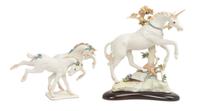 A Cybis Figure of a Unicorn Height of first 13 inches. — SECOND HALF 20TH CENTURY