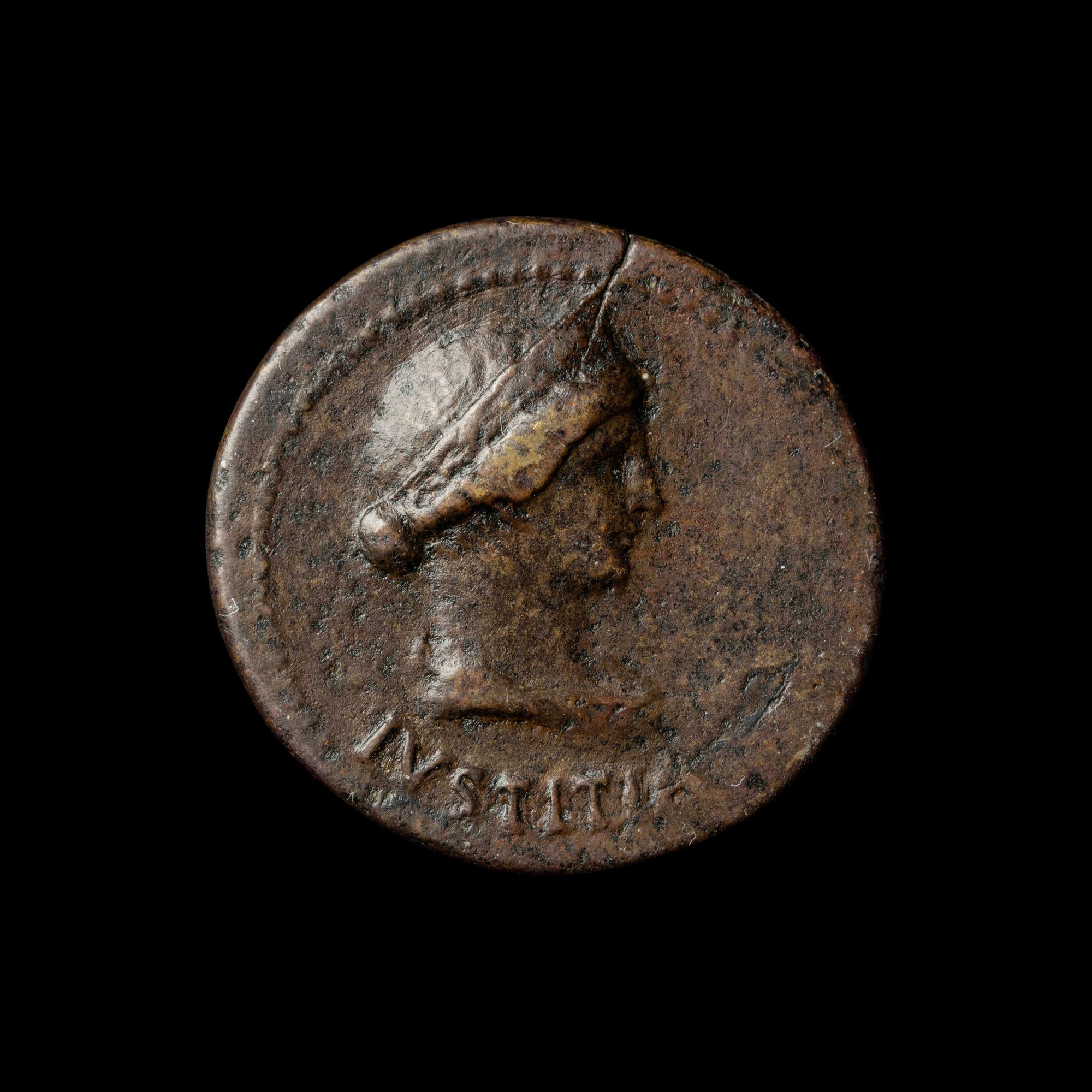 [ANCIENTS] ROMAN EMPIRE. Julia Augusta (Livia) (c. 14-29 AD). Ae Dupondius. (12.8 g).