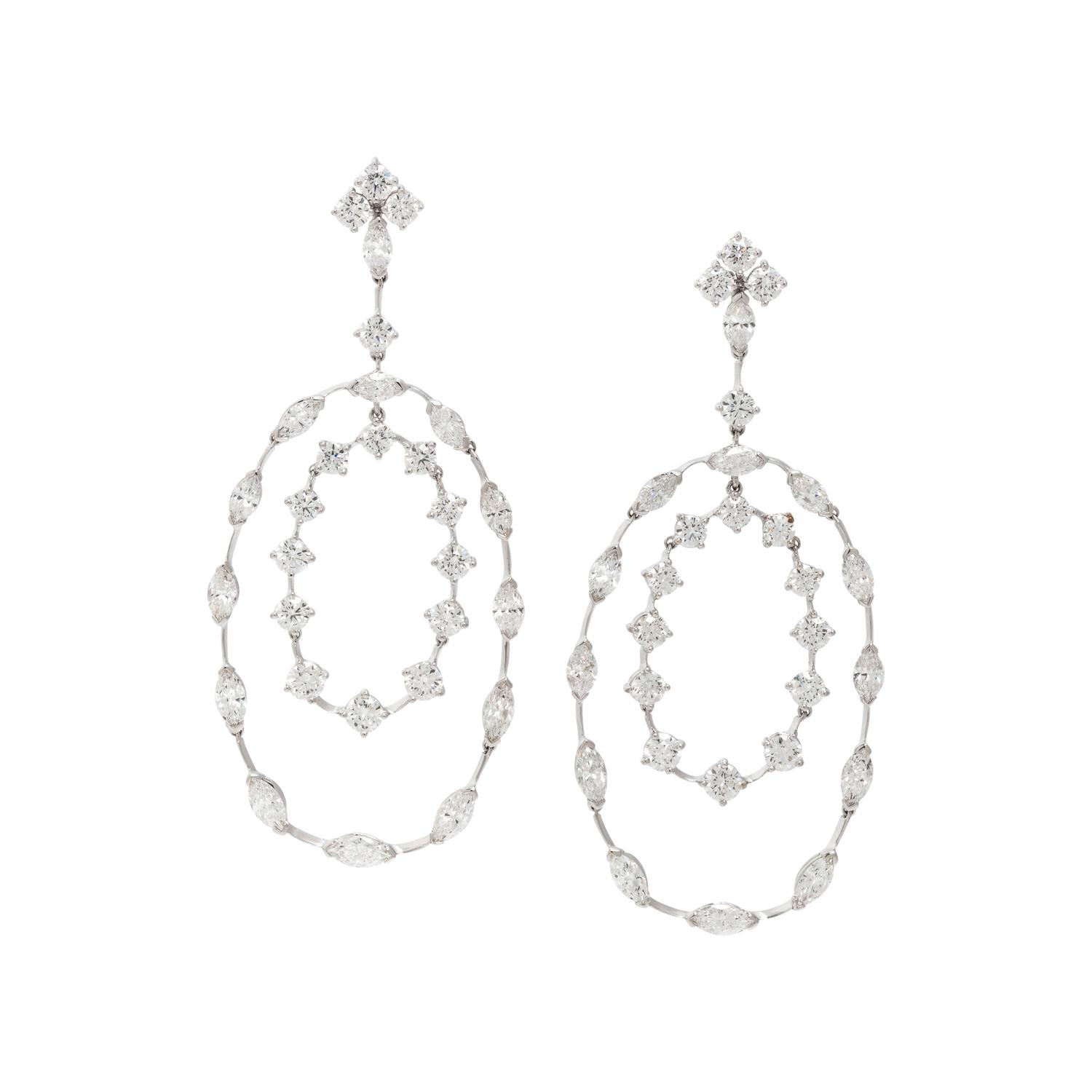 DIAMOND PENDANT EARRINGS