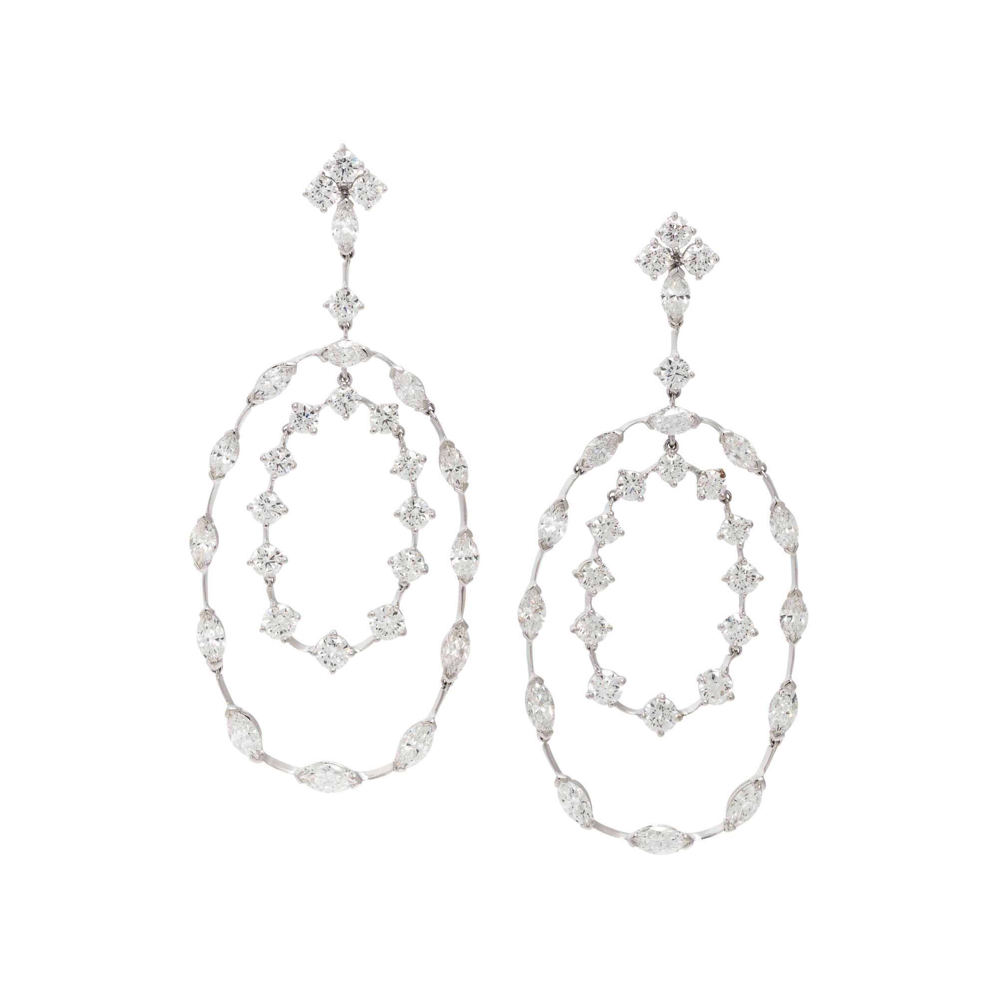 DIAMOND PENDANT EARRINGS