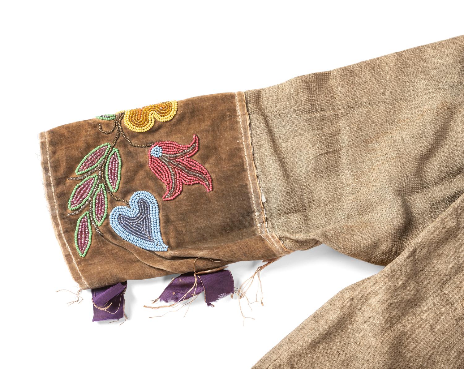 Great Lakes Linen Shirt, with Beaded Front