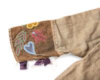 Great Lakes Linen Shirt, with Beaded Front