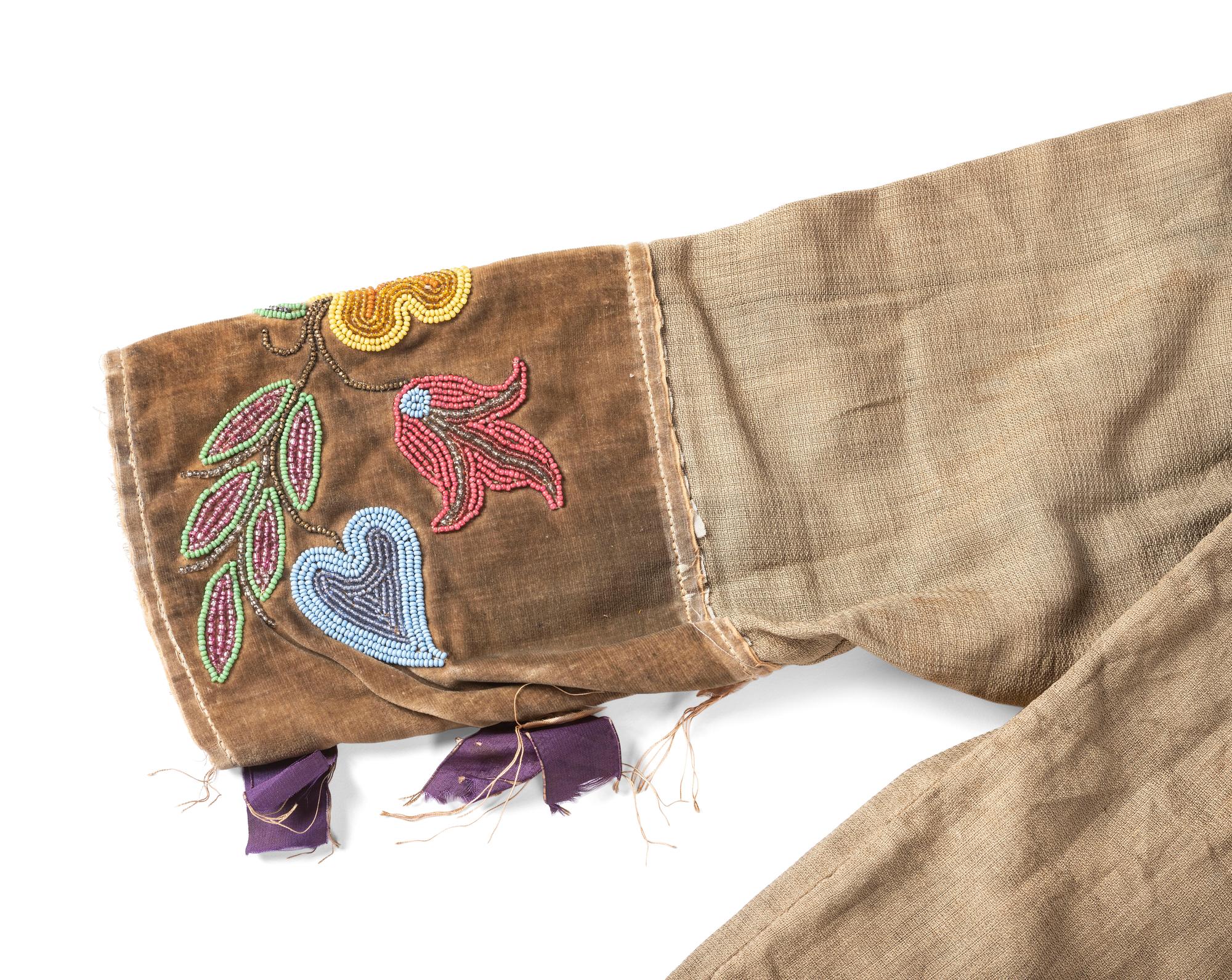 Great Lakes Linen Shirt, with Beaded Front