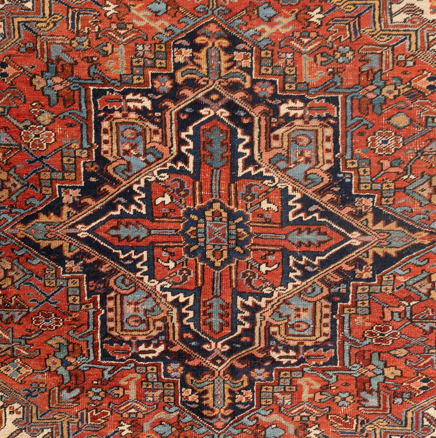 A Heriz Rug