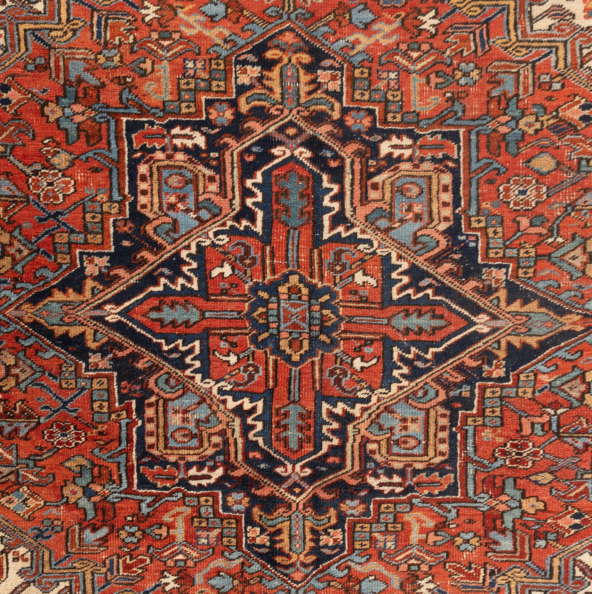 A Heriz Rug