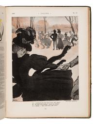 Hirth, Georg (1841-1916), editor. Jugend: Münchner illustrierte Wochenschrift für Kunst und Leben . Munich and Leipzig: G. Hirth's Kunstverlag, 1896-1900.