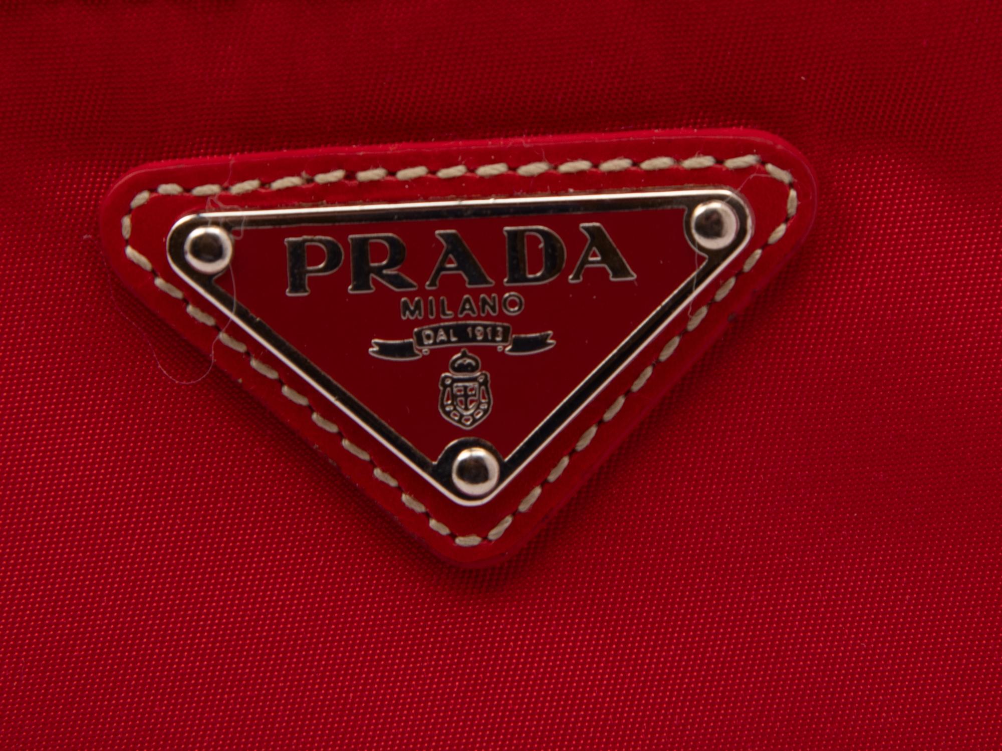 Four Prada Nylon Handbags
