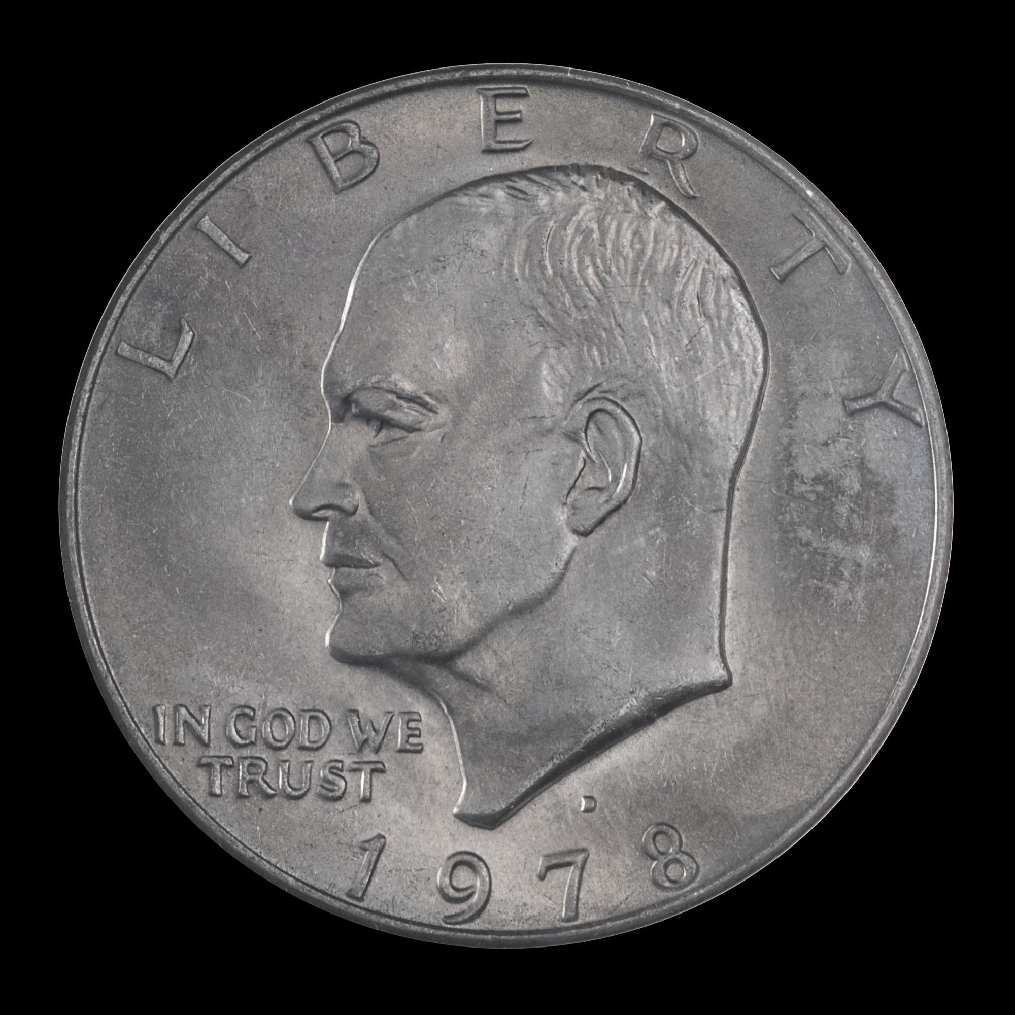 A United States 1978-D Eisenhower $1 Coin — NGC GRADED MS65