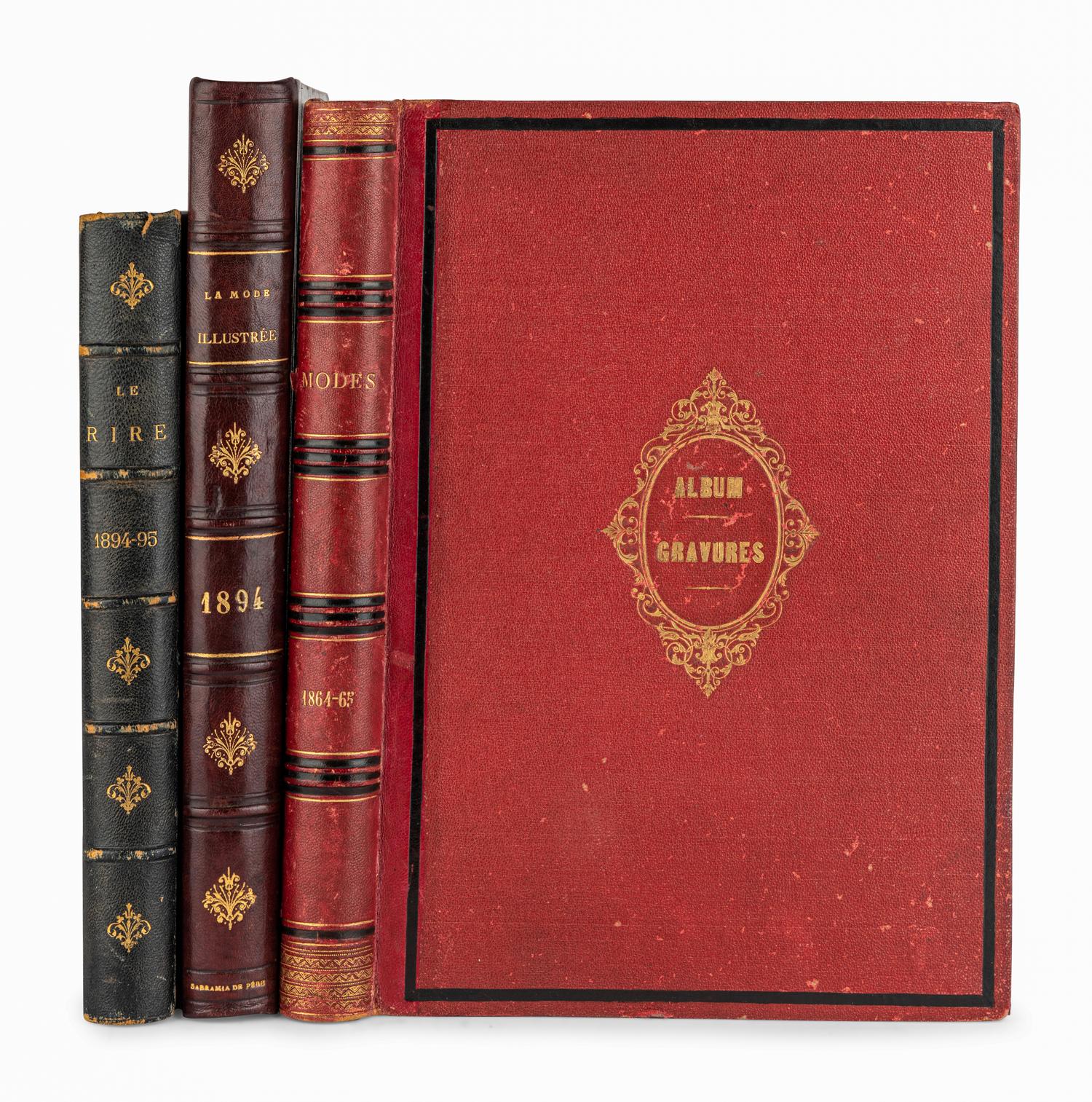 [FRENCH COSTUME]. A group of 6 works, comprising: