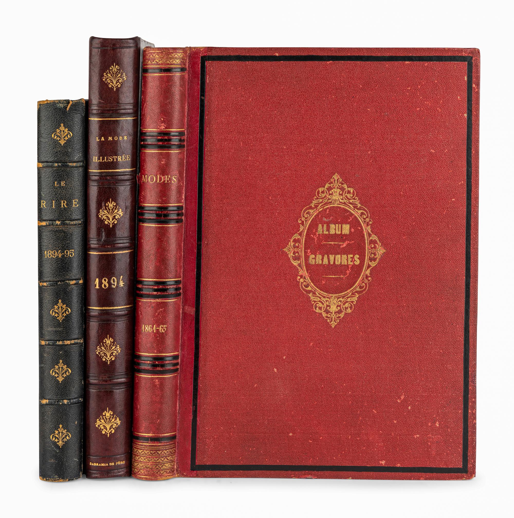 [FRENCH COSTUME]. A group of 6 works, comprising: