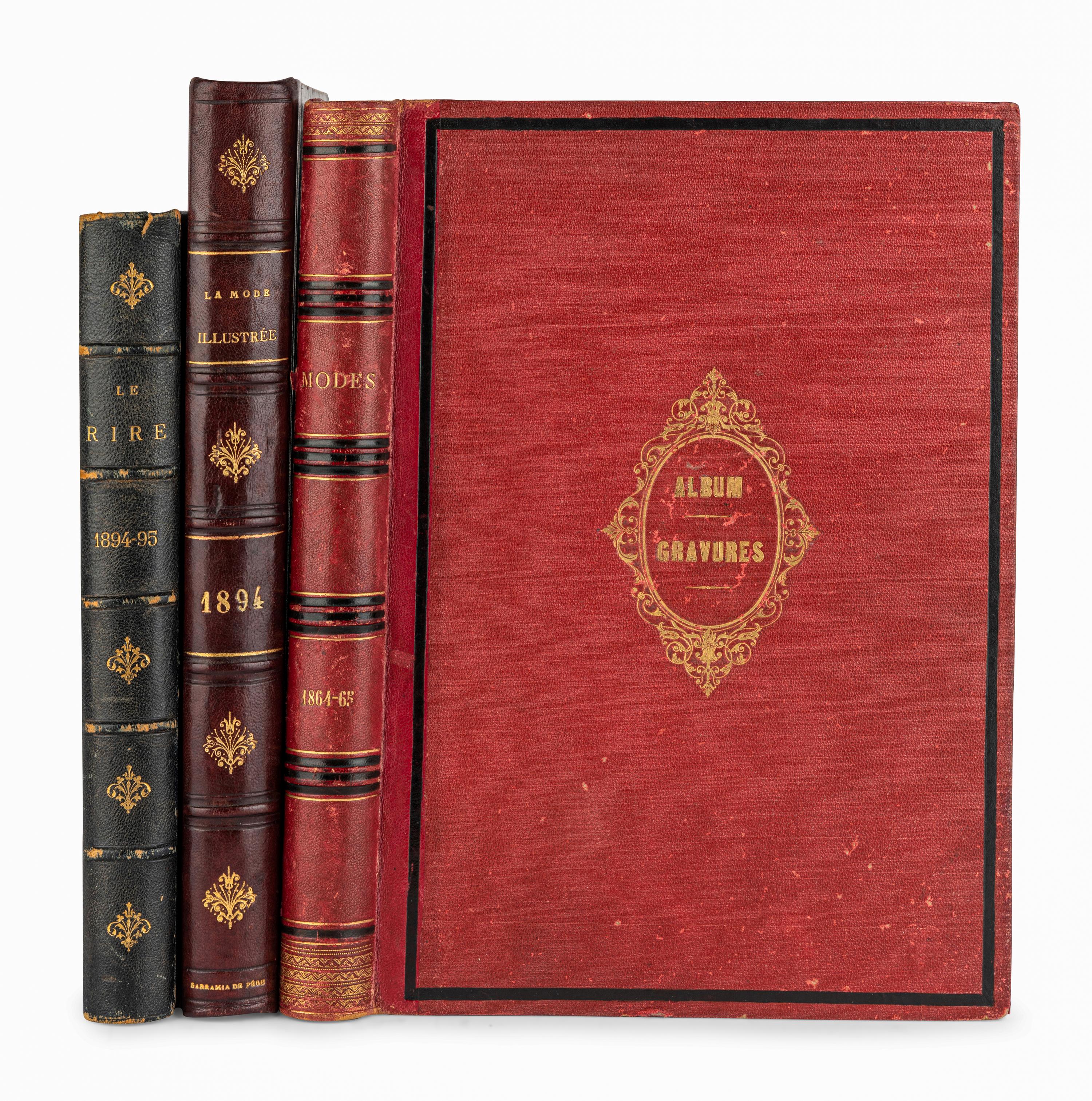 [FRENCH COSTUME]. A group of 6 works, comprising: