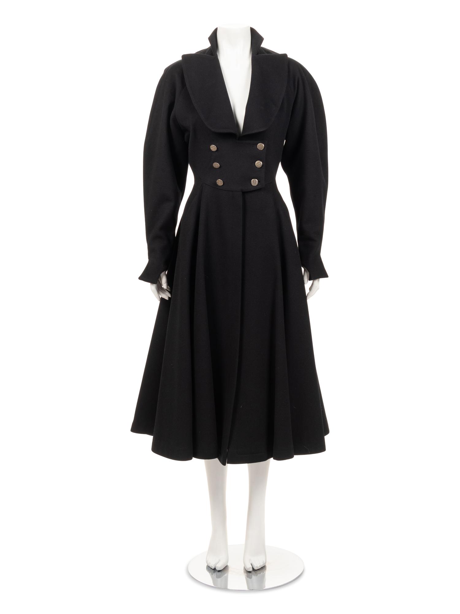 Alaïa Wool Coat, 1980-90s