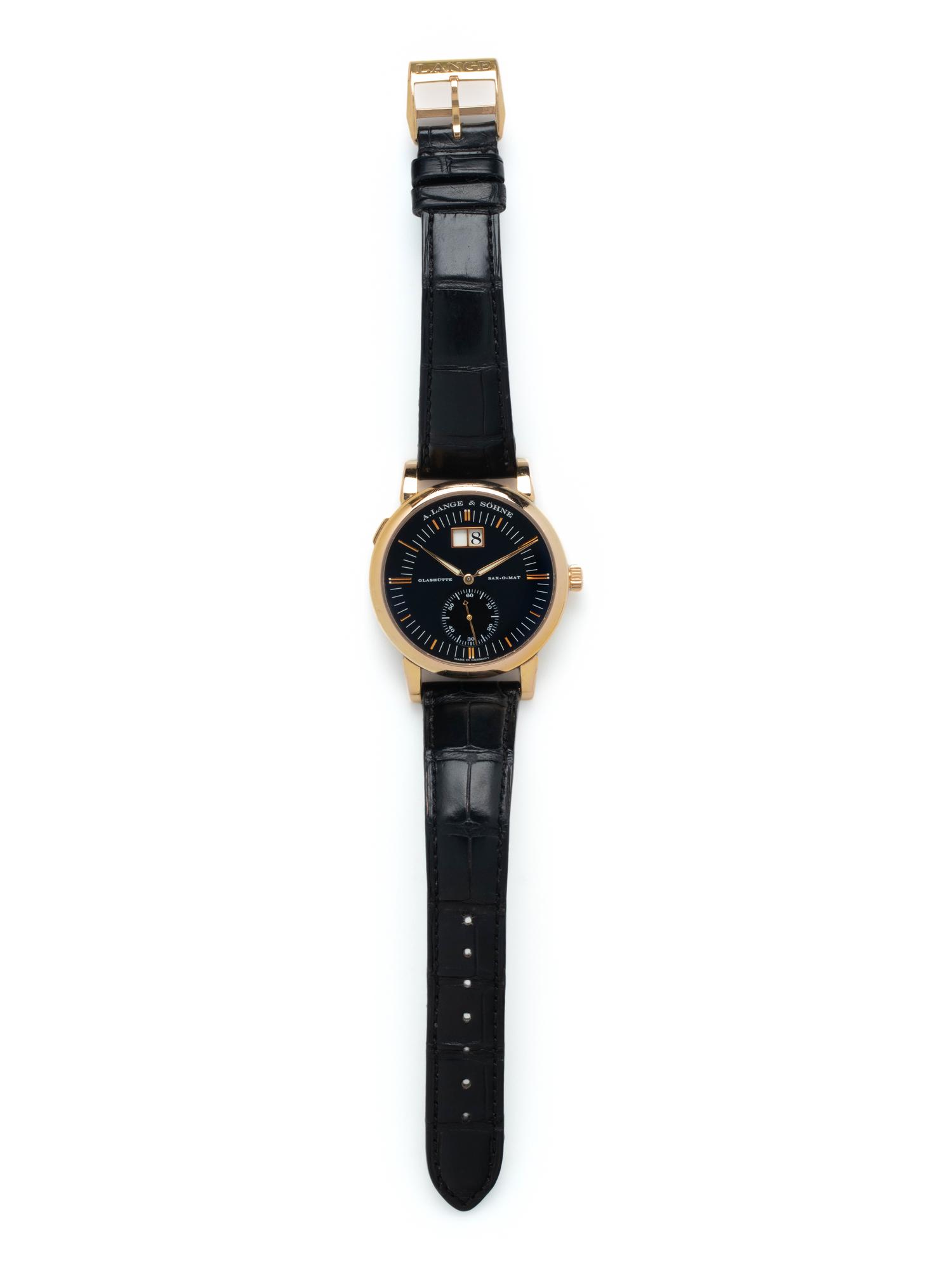 A STUNNING A. LANGE & SÖHNE, REF. 309.031 18K PINK GOLD 'GRAND LANGEMATIK' WRISTWATCH