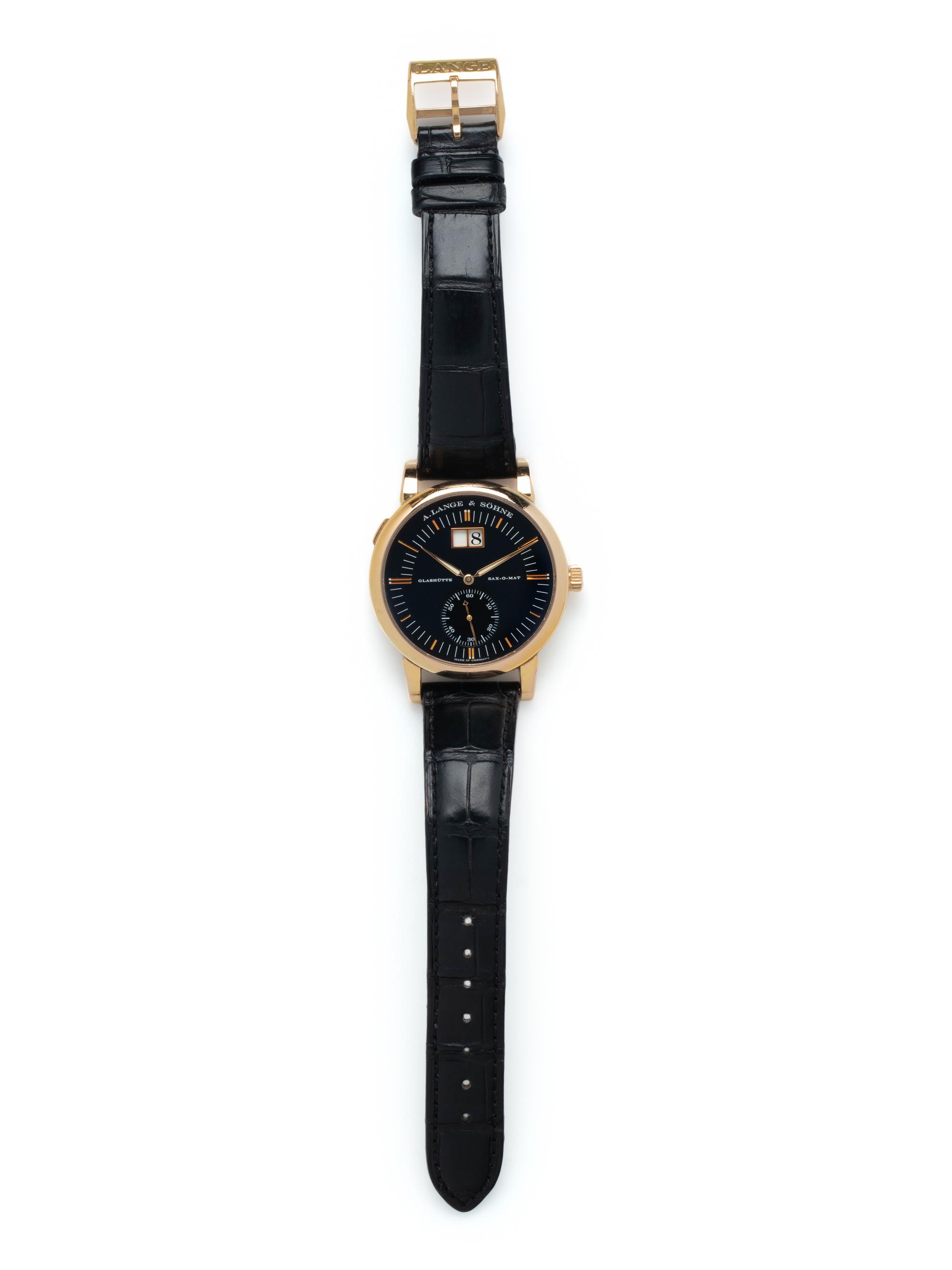 A STUNNING A. LANGE & SÖHNE, REF. 309.031 18K PINK GOLD 'GRAND LANGEMATIK' WRISTWATCH