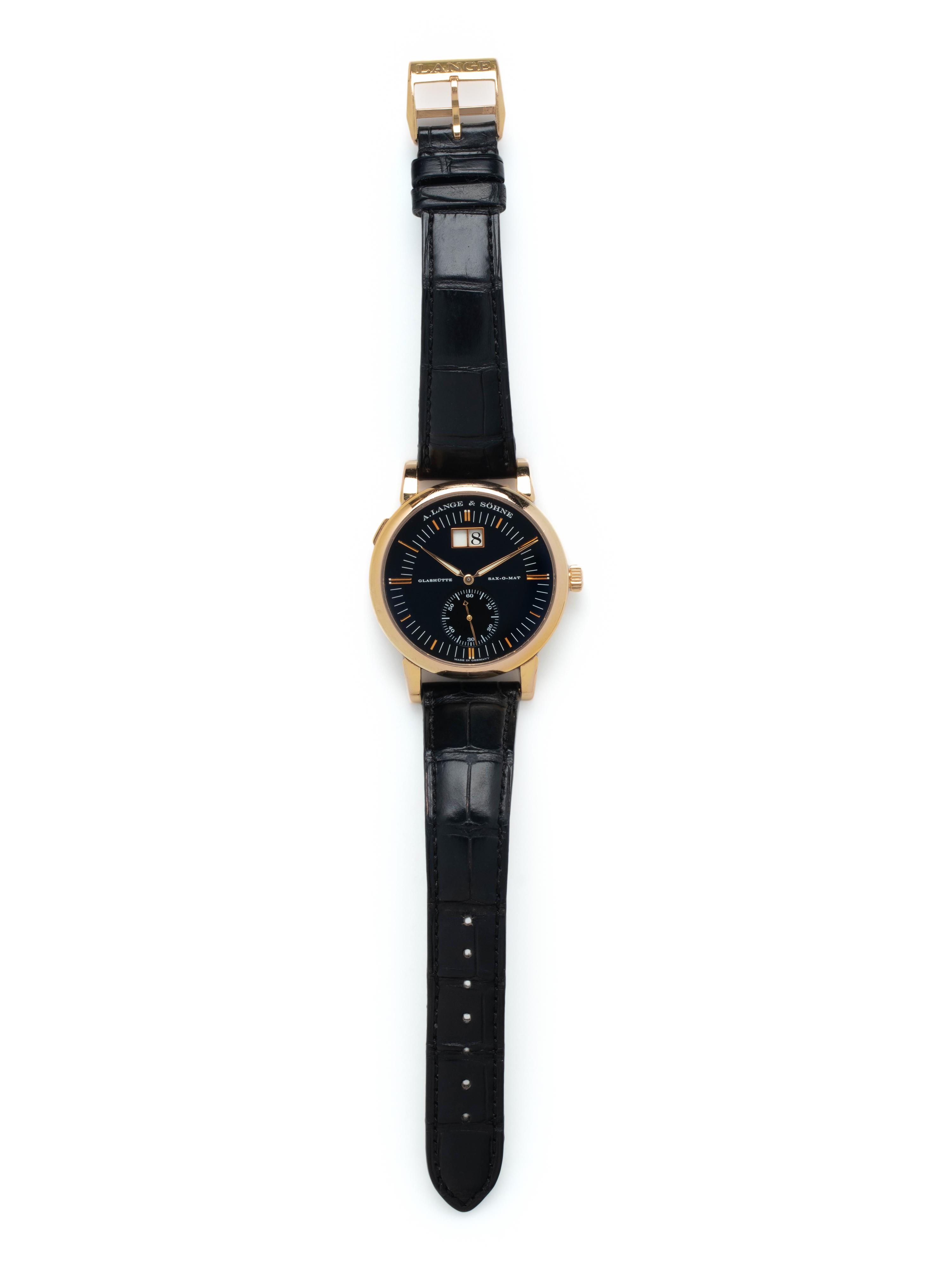 A STUNNING A. LANGE & SÖHNE, REF. 309.031 18K PINK GOLD 'GRAND LANGEMATIK' WRISTWATCH