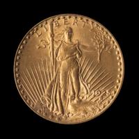 A United States 1925-S St. Gaudens $20 Gold Coin