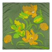 Five Designer Silk Scarves