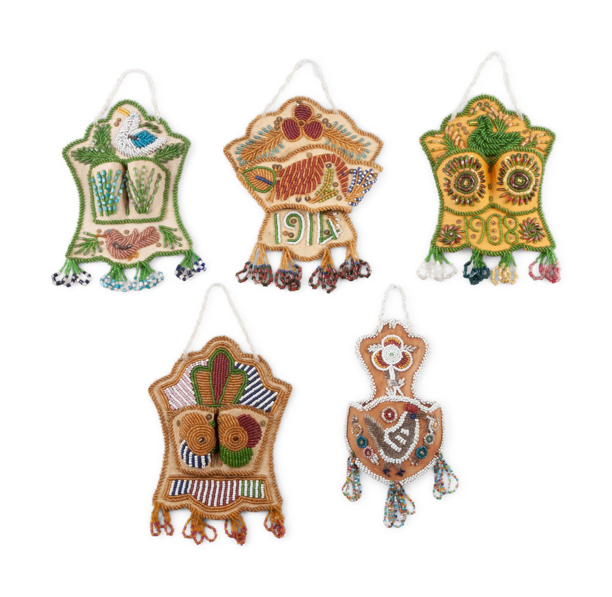 Haudenosaunee Beaded Whimseys, Wall Pockets