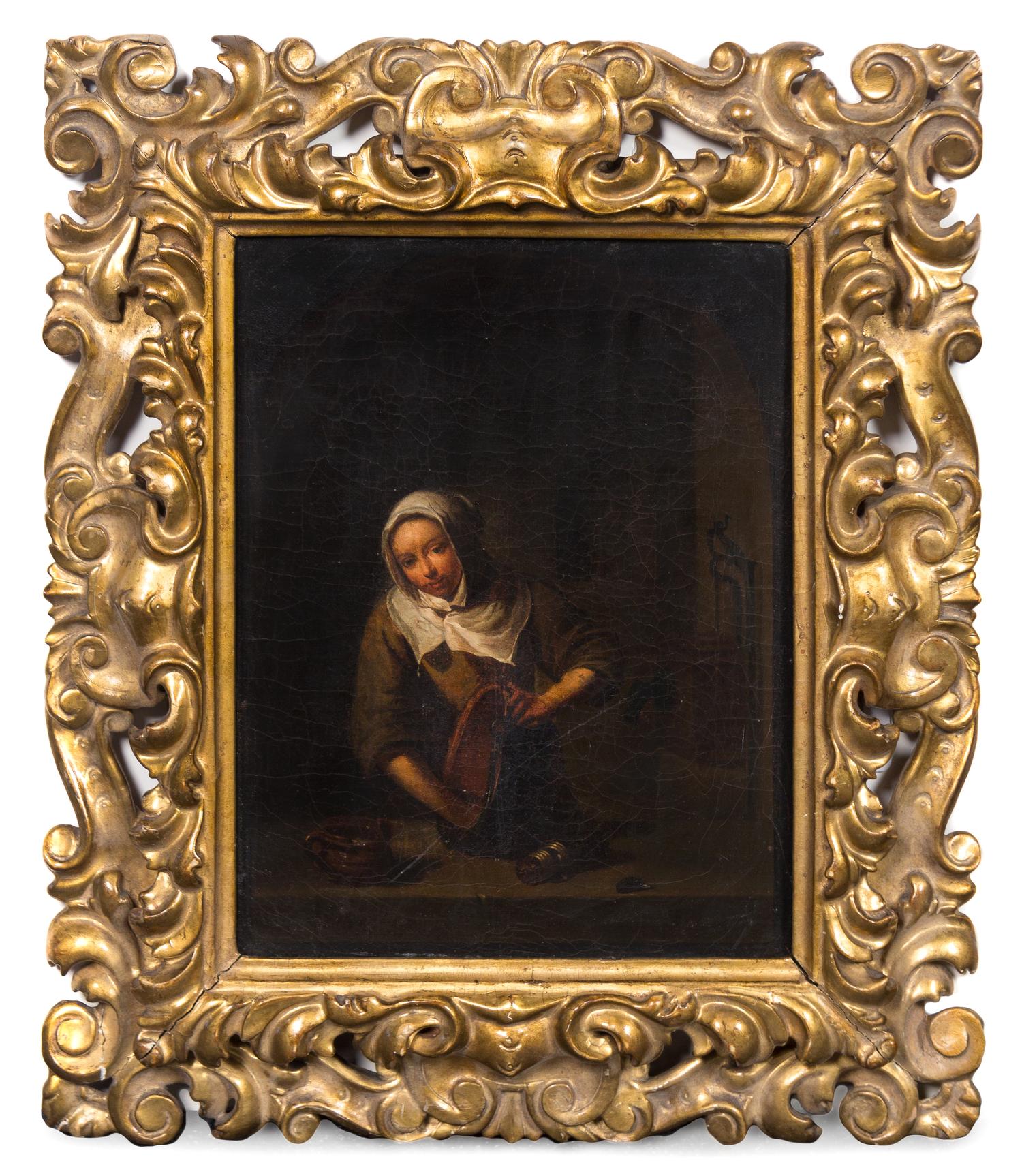 Artist Unknown, (Italian, 18th Century), Woman Washing Bowl
