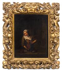 Artist Unknown, (Italian, 18th Century), Woman Washing Bowl