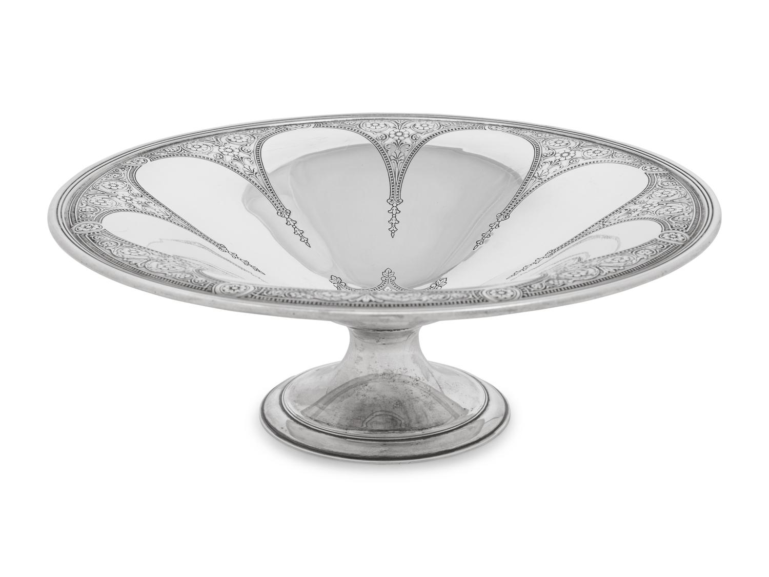 A Tiffany and Co. Silver Fruit Stand