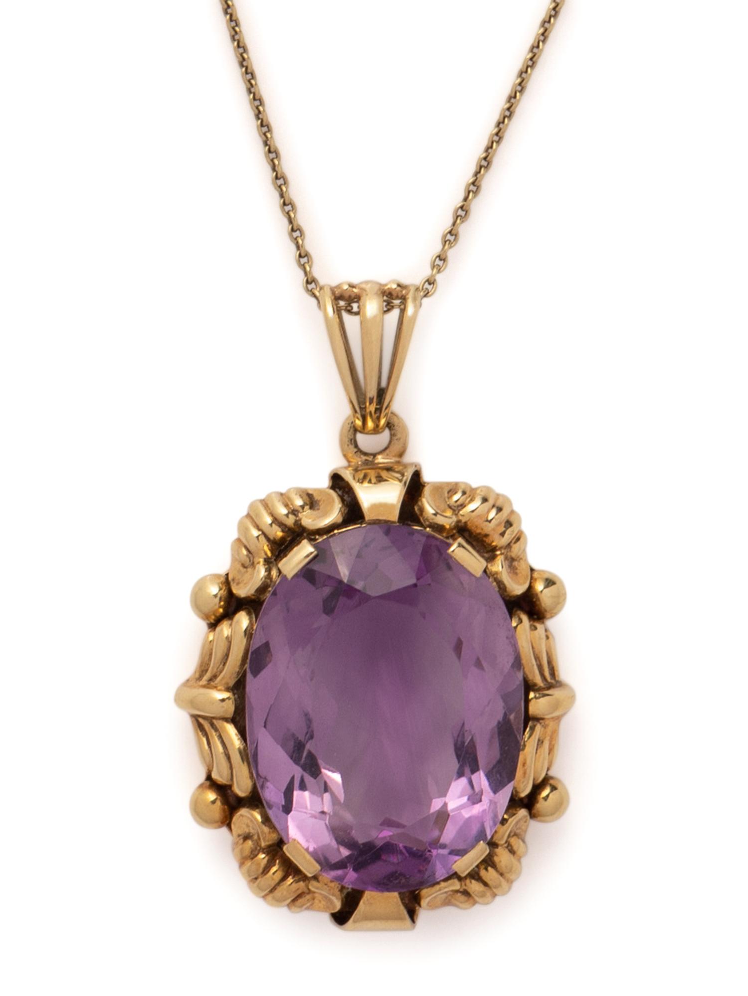 AMETHYST PENDANT/NECKLACE