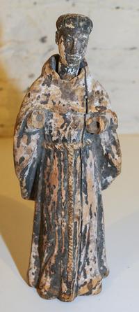 A Southeast Asian Santos Figure. Height 11 1/2 inches.