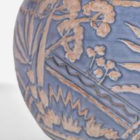 Marie Bentegeat Thormodsgard (American, 20th century) Large Sgrafitto Vase with Wild Carrots, North Dakota School of Mines, USA, circa 1932