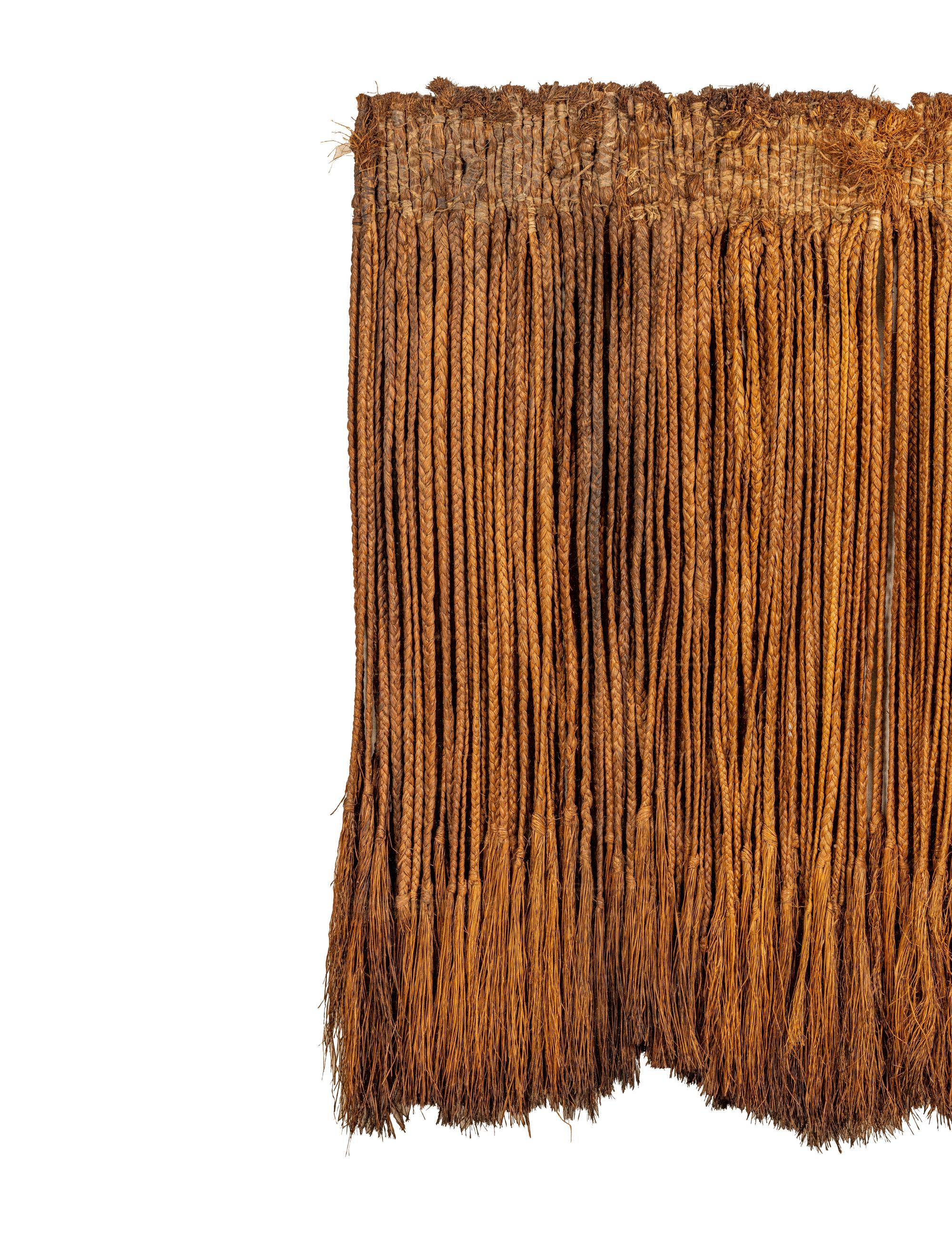 A Papua New Guinea Raffia Ceremonial Skirt