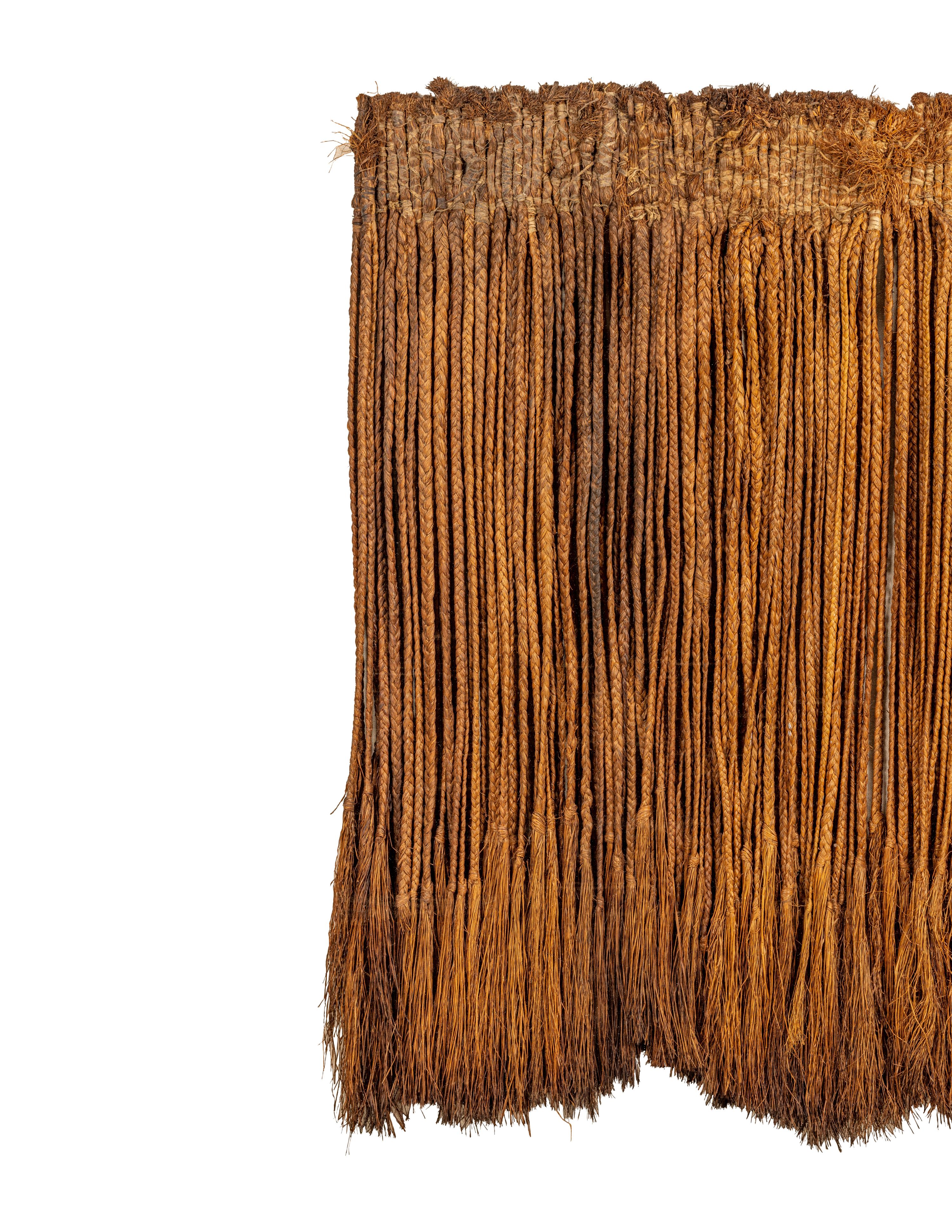 A Papua New Guinea Raffia Ceremonial Skirt