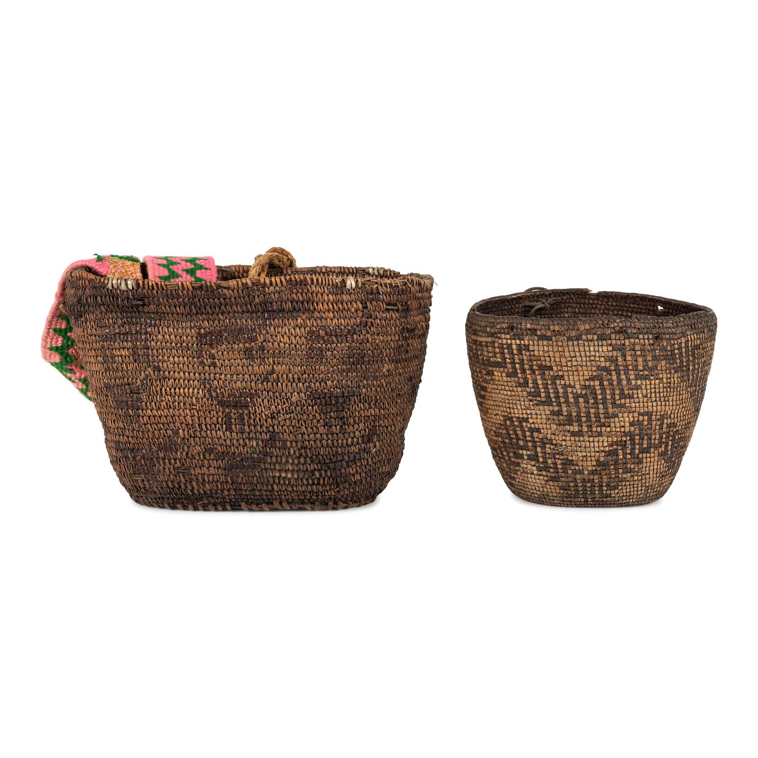 Klickitat Imbricated Burden Baskets