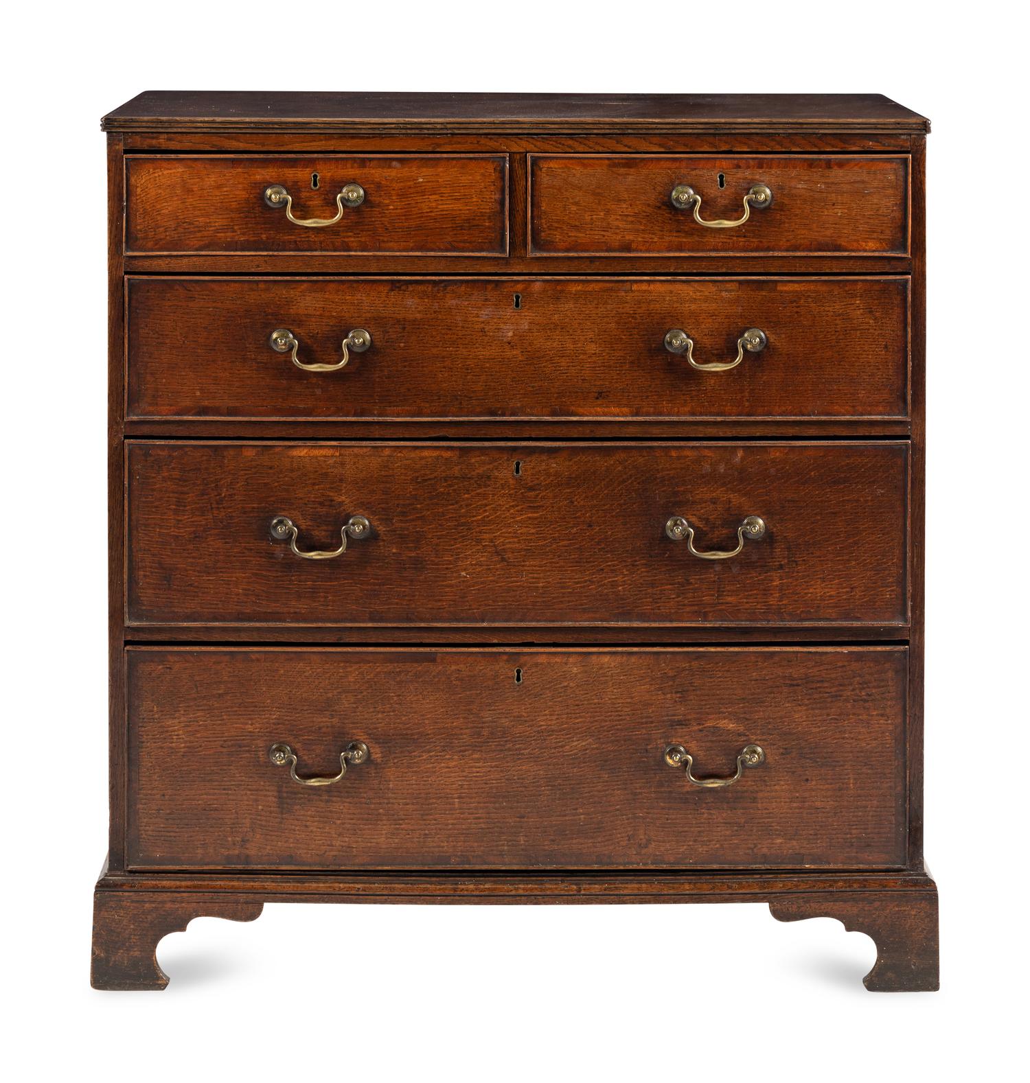 A George III Oak Chest of Drawers