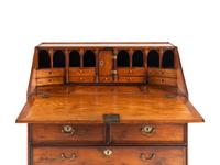 An Anglo-Indian Padouk Slant-Front Bureau