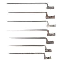 Group of 7 US Federal Era through Pre-1816 US Socket Bayonets