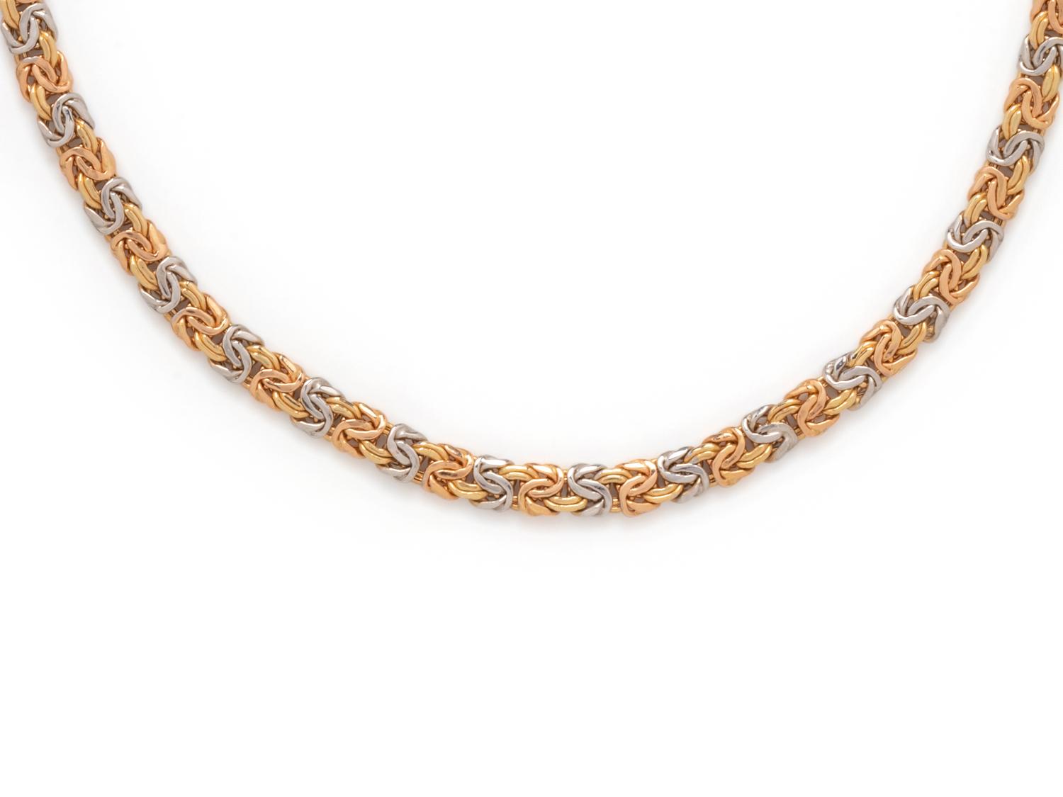 COLLECTION OF TRICOLOR GOLD JEWELRY