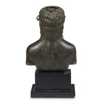 ROMAN BALSAMARIUM IN THE FORM OF A BUST OF ANTINOUS 2nd Century AD