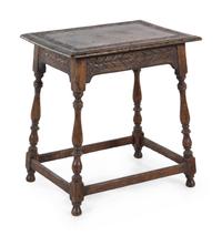 A Jacobean Style Carved Oak Table
