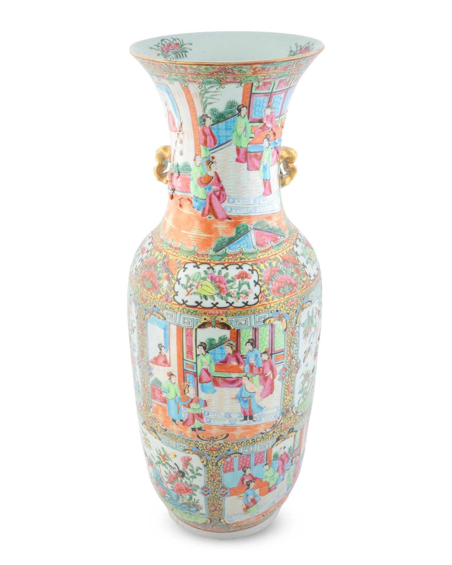 A Chinese Famille Rose Porcelain Vase