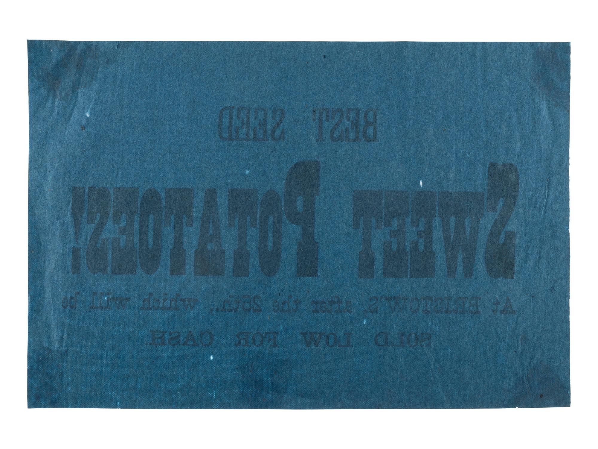 [ADVERTISING]. A group of 19th-century broadsides, handbills, and other advertising-elated ephemera.