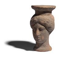 An Etruscan Terracotta Votive Head