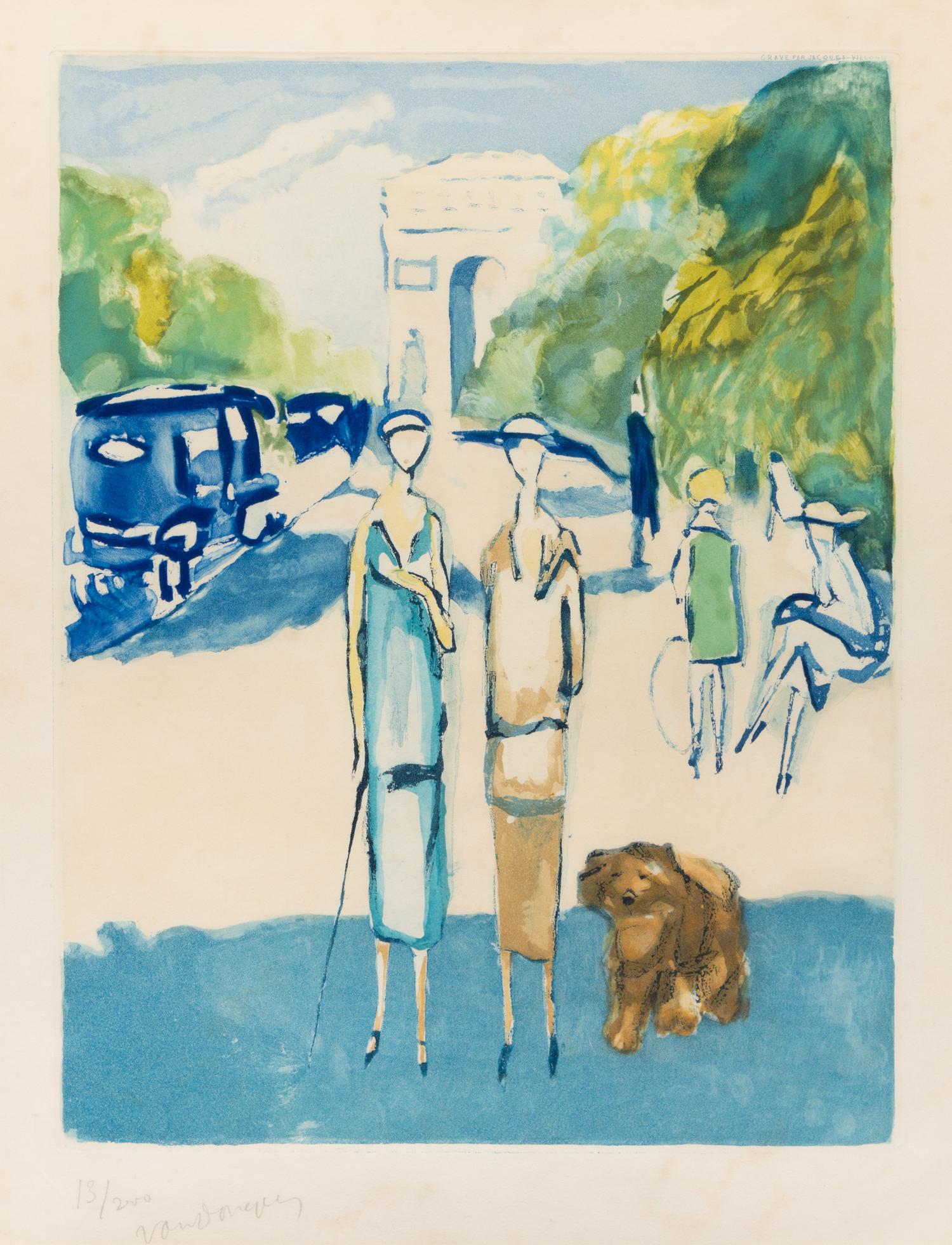 Avenue du Bois (After Kees van Dongen)