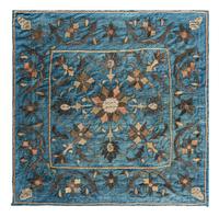An Azeri Metallic Thread Embroidered Silk Panel