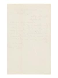 LINCOLN, Abraham (1809-1865). Autograph letter signed ("A. Lincoln") to Secretary of War Edwin M. Stanton. Executive Mansion, Washington, D.C., 11 March 1863.