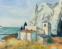 Charles Levier, (French, 1920-2003), La ferme en...