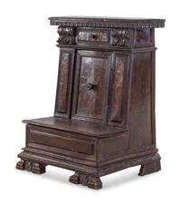 An Italian Walnut Prie Dieu
