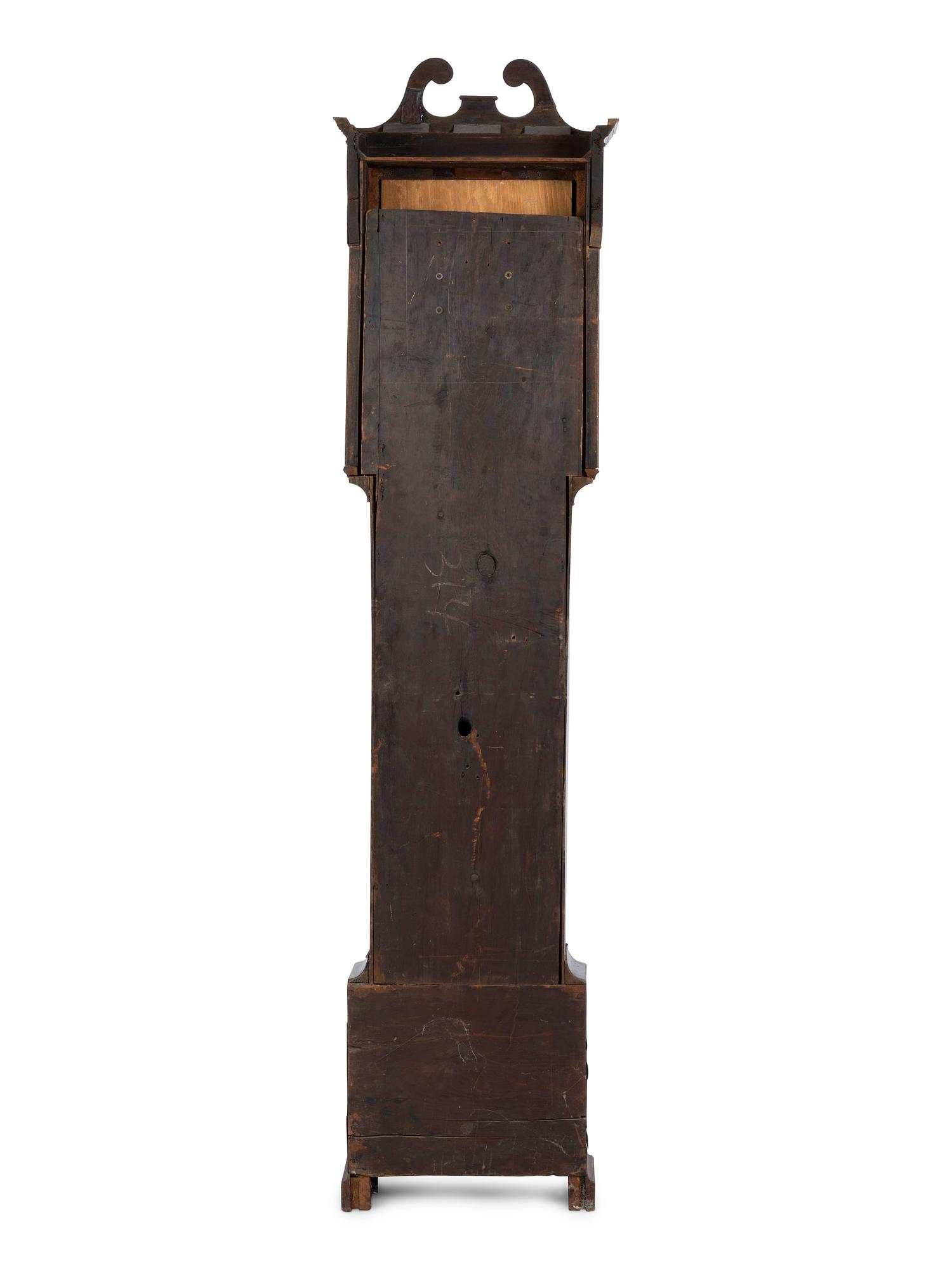 A Georgian Mahogany Tall Case Clock